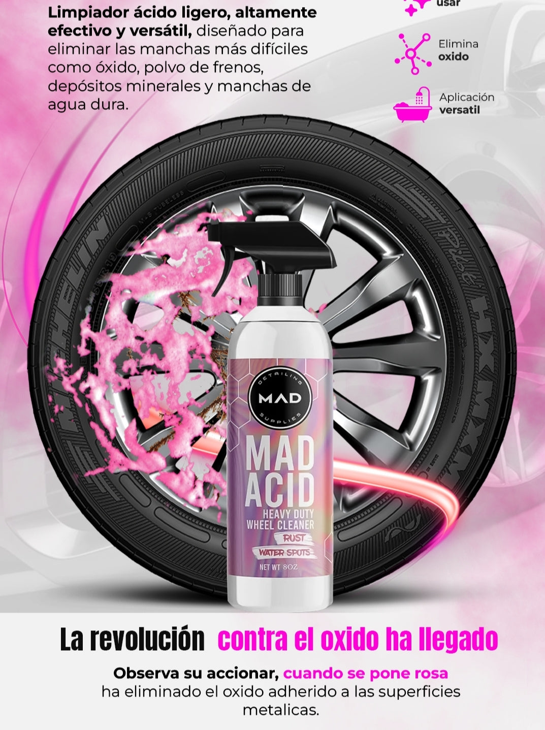 MadAcid 500ML-Limpiador contra Óxido