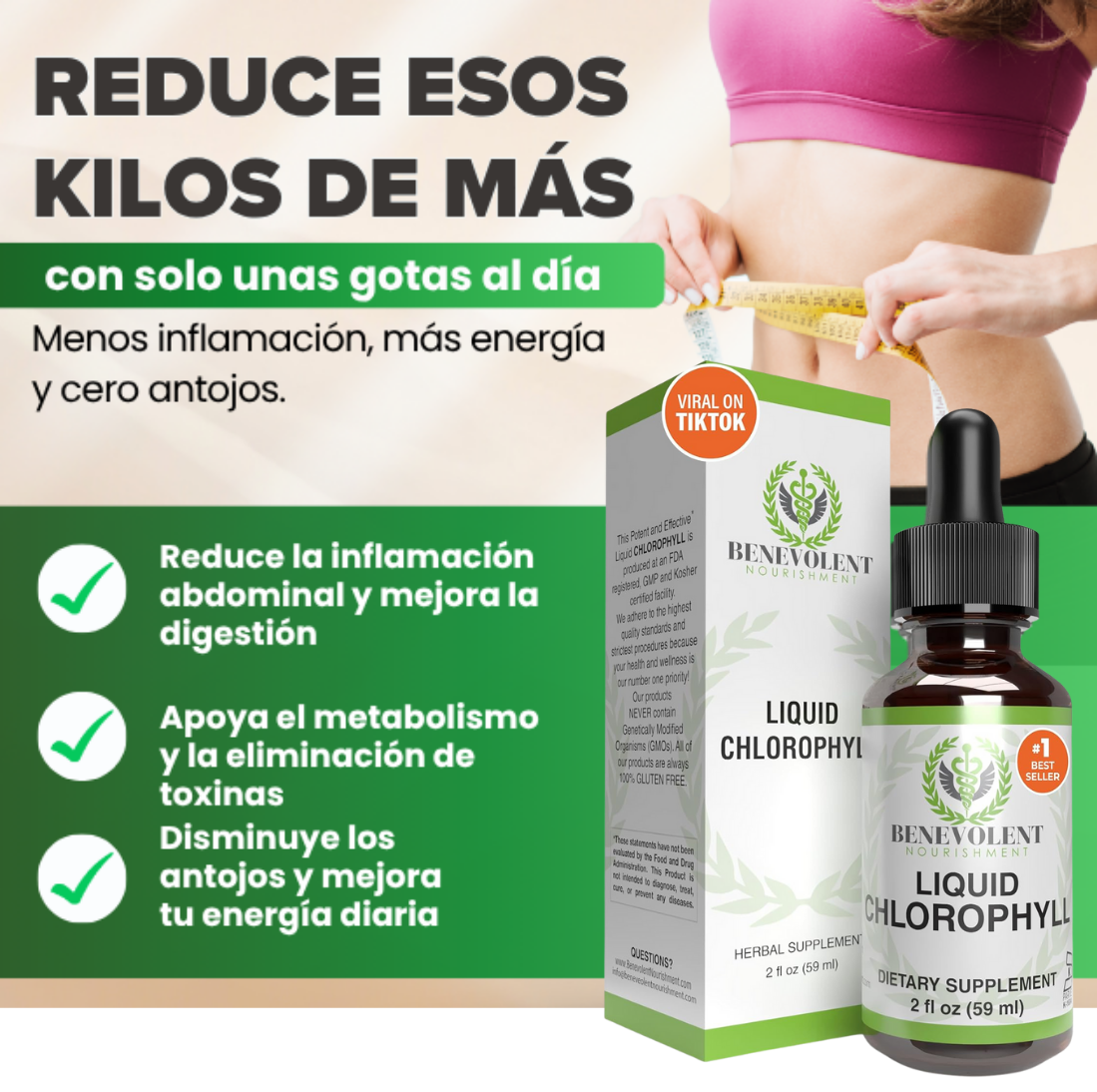 Clorofila Benevolent 60ML