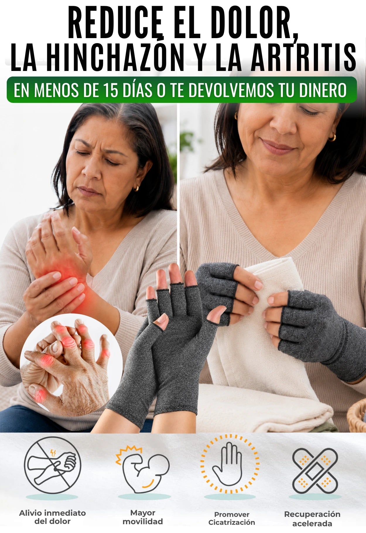Par de Guantes de Compresión