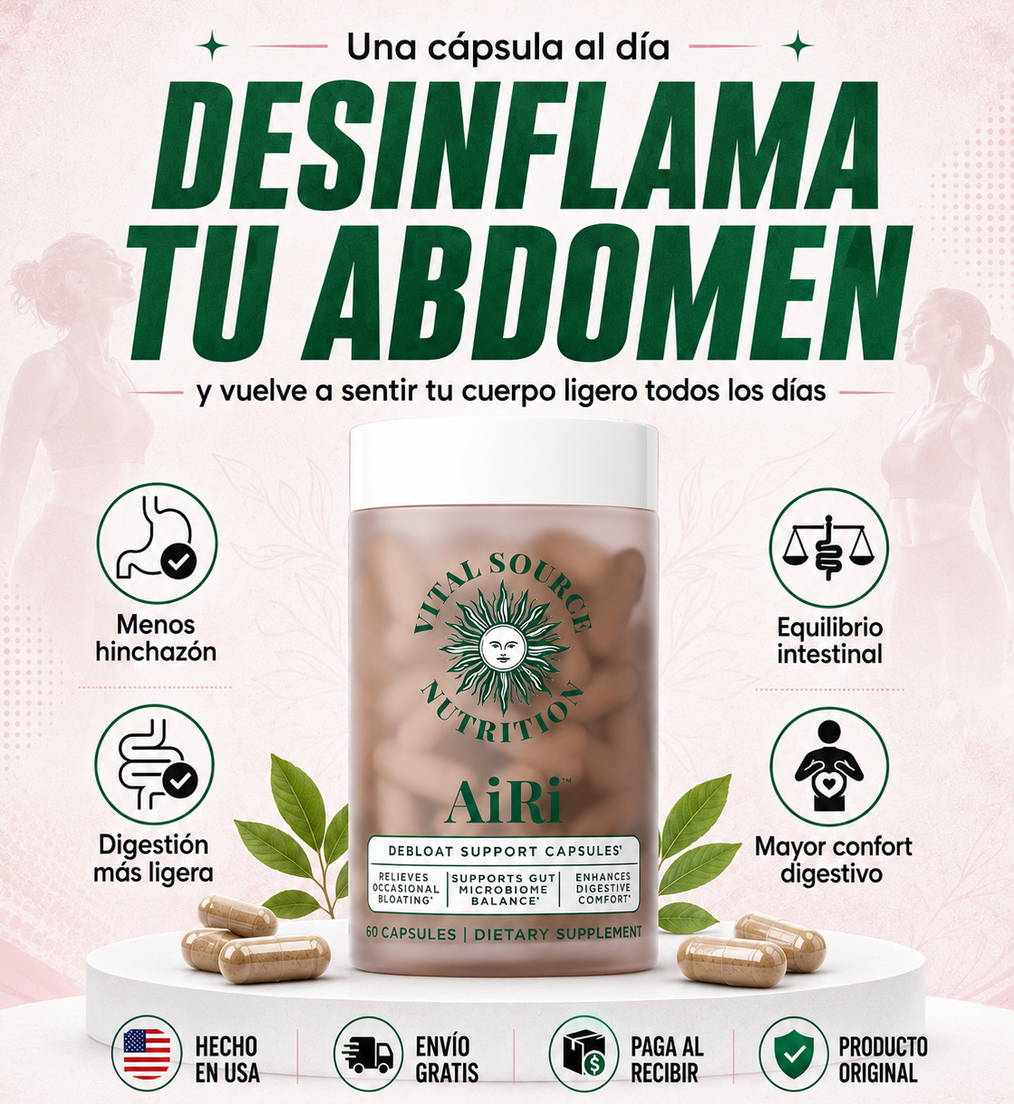 AIRI VITAL SOURCE: DESINFLAMA TU ABDOMEN