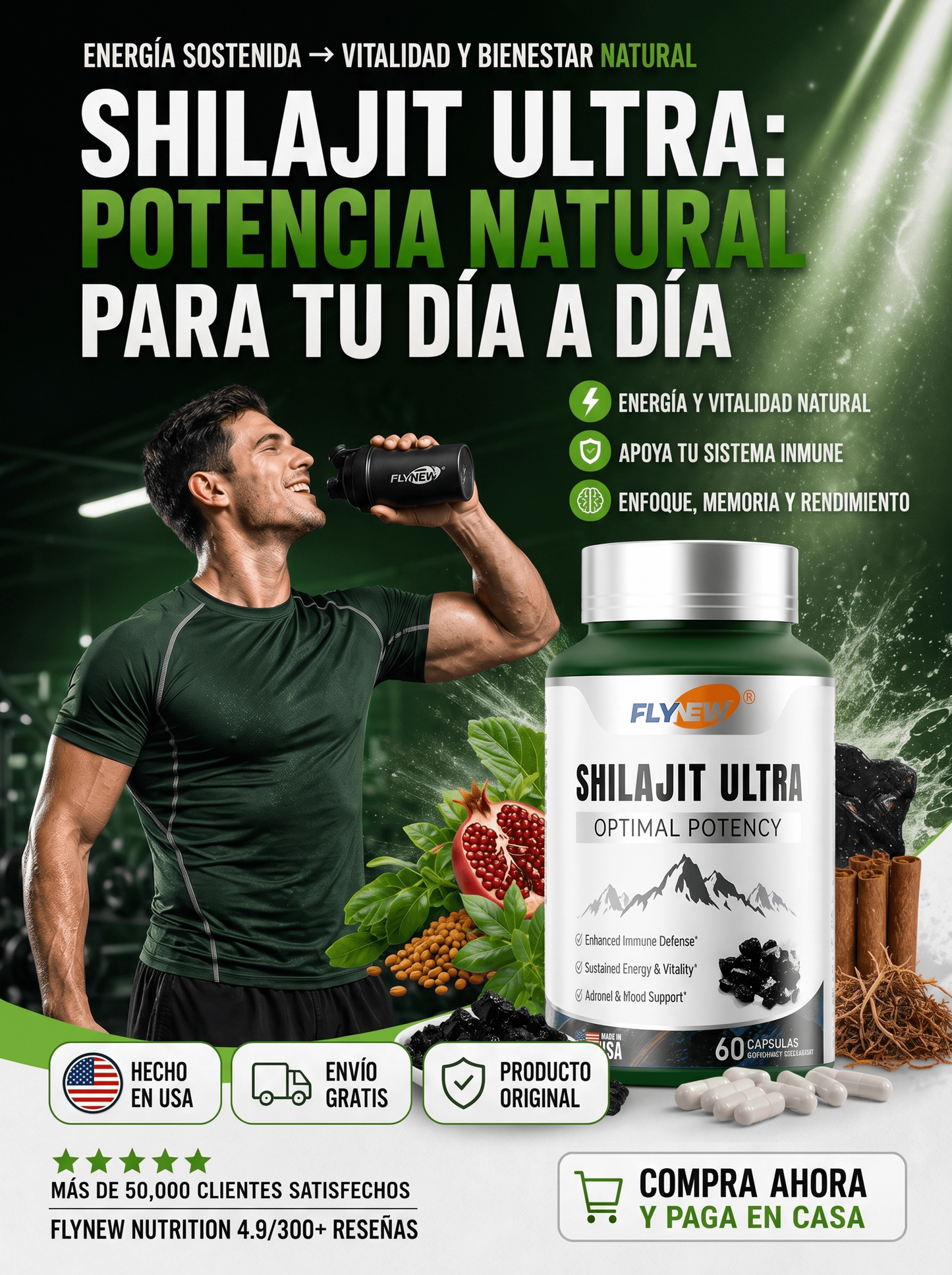Shilajit Apoya tu Vitalidad Natural