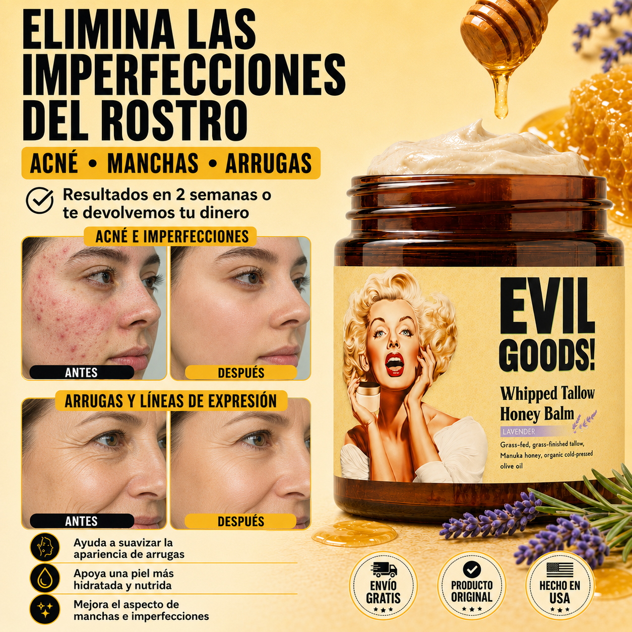 EVIL GOODS ELIMINA IMPERFECCIONES