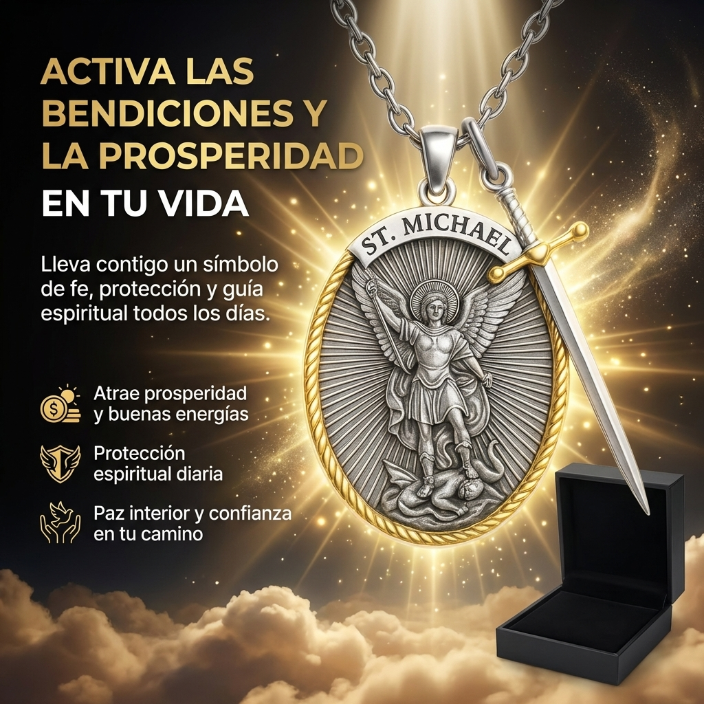 Collar San Miguel Arcángel-Protección Divina