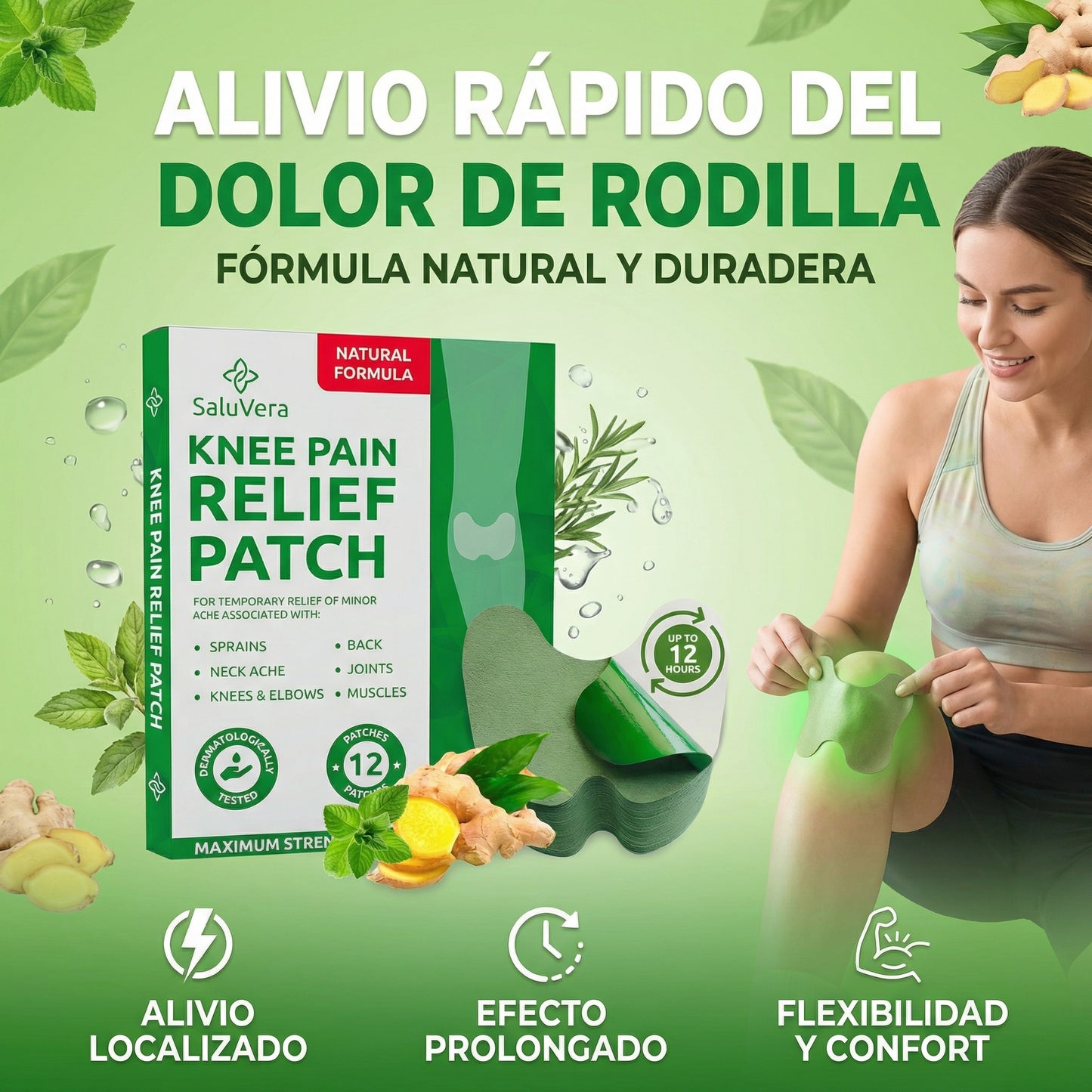 PARCHES PARA ALIVIAR EL DOLOR DE RODILLA