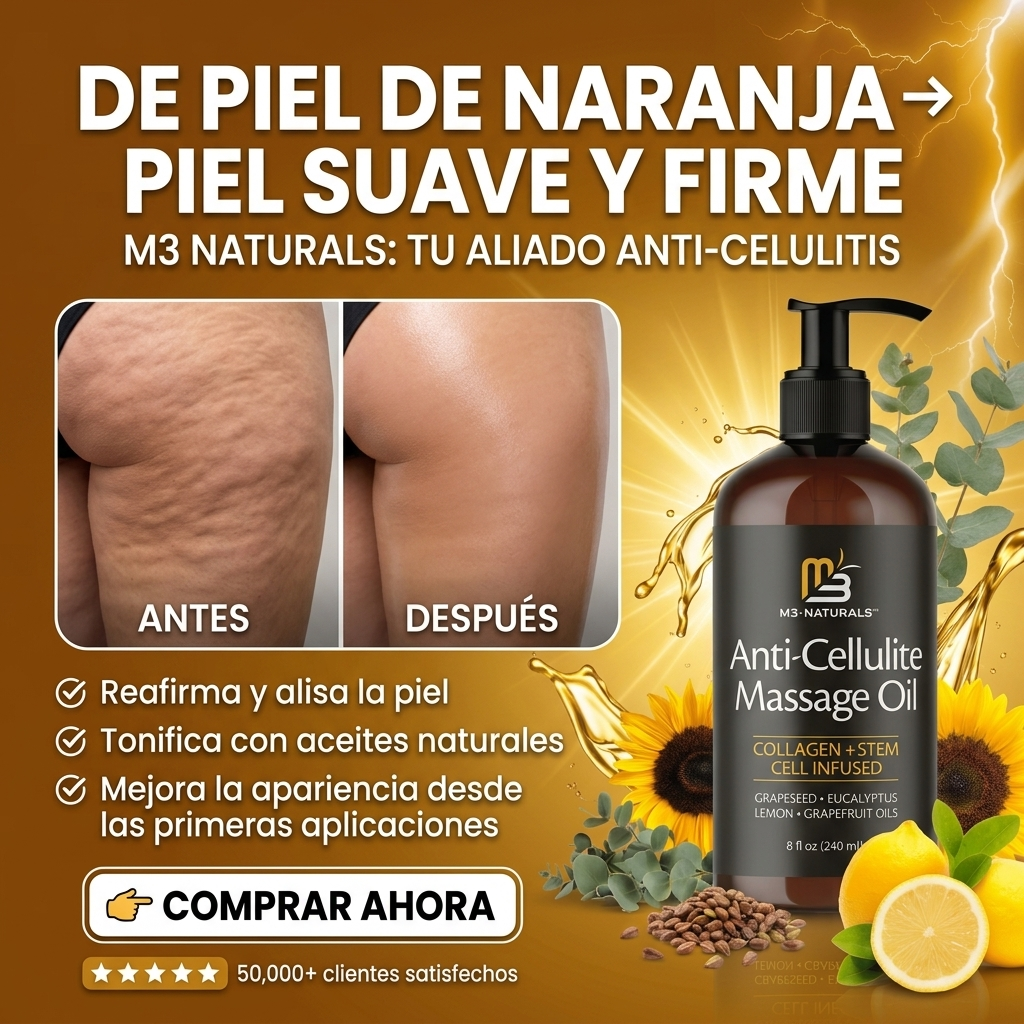 M3 Naturals-Aceite anticelulitis